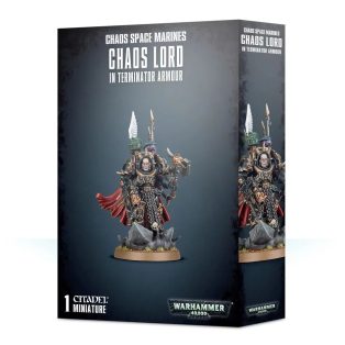   Chaos Space Marines Lord / Sorcerer Lord in Terminator Armour