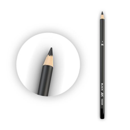 Weathering pencils - Watercolor Pencil Black 