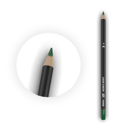 Weathering pencils - Watercolor Pencil Dark Green 
