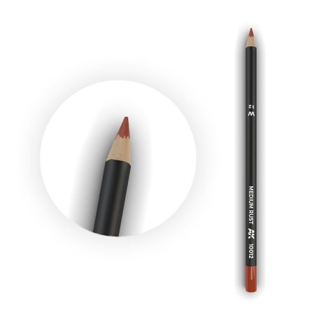 Weathering pencils - Watercolor Pencil Medium Rust 