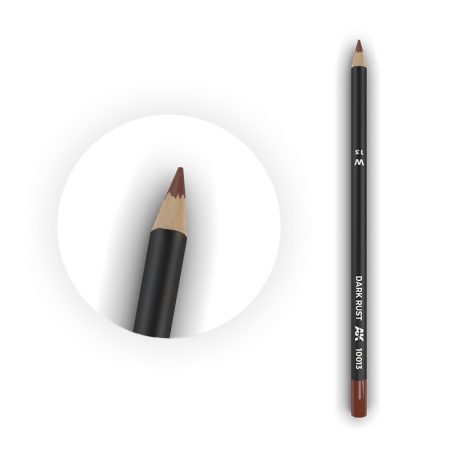 Weathering pencils - Watercolor Pencil Dark Rust 