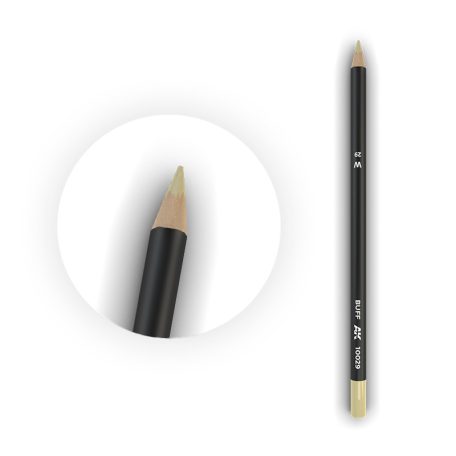 Weathering pencils - Watercolor Pencil Buff  
