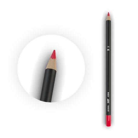 Weathering pencils - Watercolor Pencil Red  