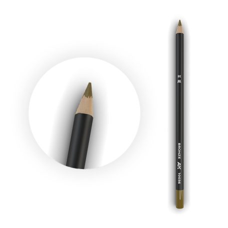 Weathering pencils - Watercolor Pencil Bronze 
