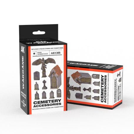 Wargame - Cemetery Accesories Wargame Set (Resin 30-35mm)