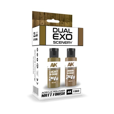 Light Wood & Dark Wood Dual Exo Set