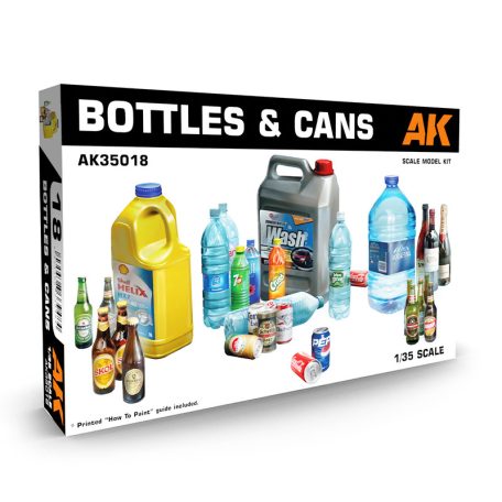 Scale Models - Bottles & Cans 1/35