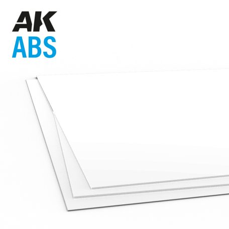 0.5mm thickness x 245 x 195mm - ABS Sheet