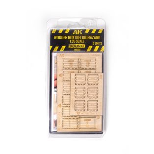 Realistic Accesories - Wooden Box 004 Biohazard 1:35