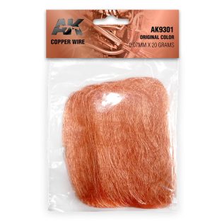 Copper wire - Copper Wire 0.07mm x 20 grams ORIGINAL COLOR