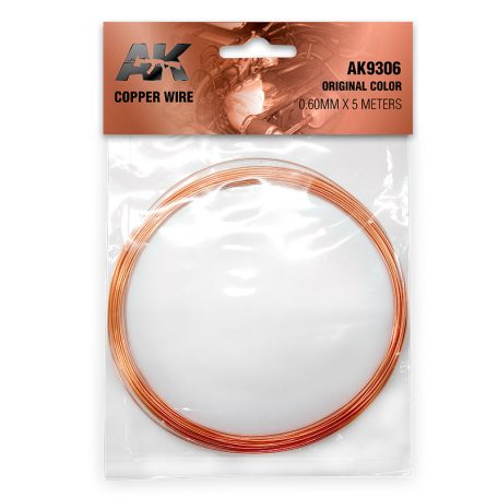 Copper wire - Copper Wire 0.60mm x 5 meters ORIGINAL COLOR