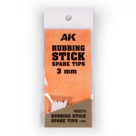 Tools - Rubbing Stick Spare Tips 3mm