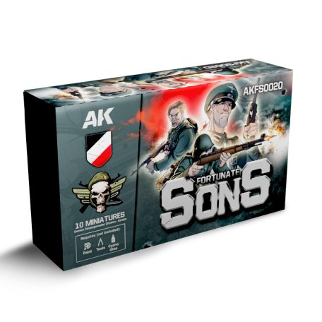 Scale Models - Fortunate Sons Panzergrenadier Division (10 Miniatures)