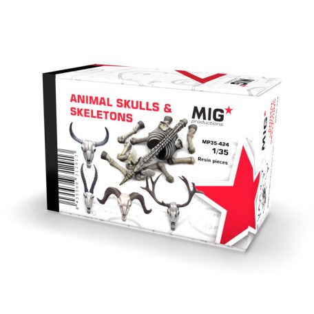 Resins - Animal Skulls & Skeletons 1:35