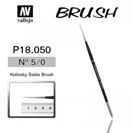 P18050 Brush - Kolinsky Sable Brush No.5/0