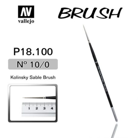 P18100 Brush - Kolinsky Sable Brush No.10/0