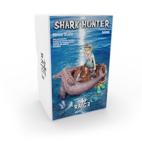 Fantasy Figures - SHARK HUNTER RESIN FIGURE (90 mm scale)