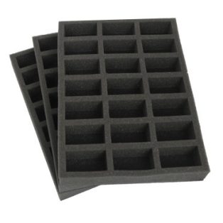 Set of 3 traditional foam trays