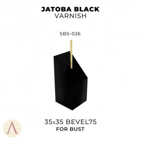JATOBA BLACK VARNISH-35X35 BEVEL 75