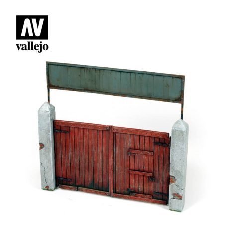 SC006 Vallejo Scenics - Village Gate 15x15 cm.